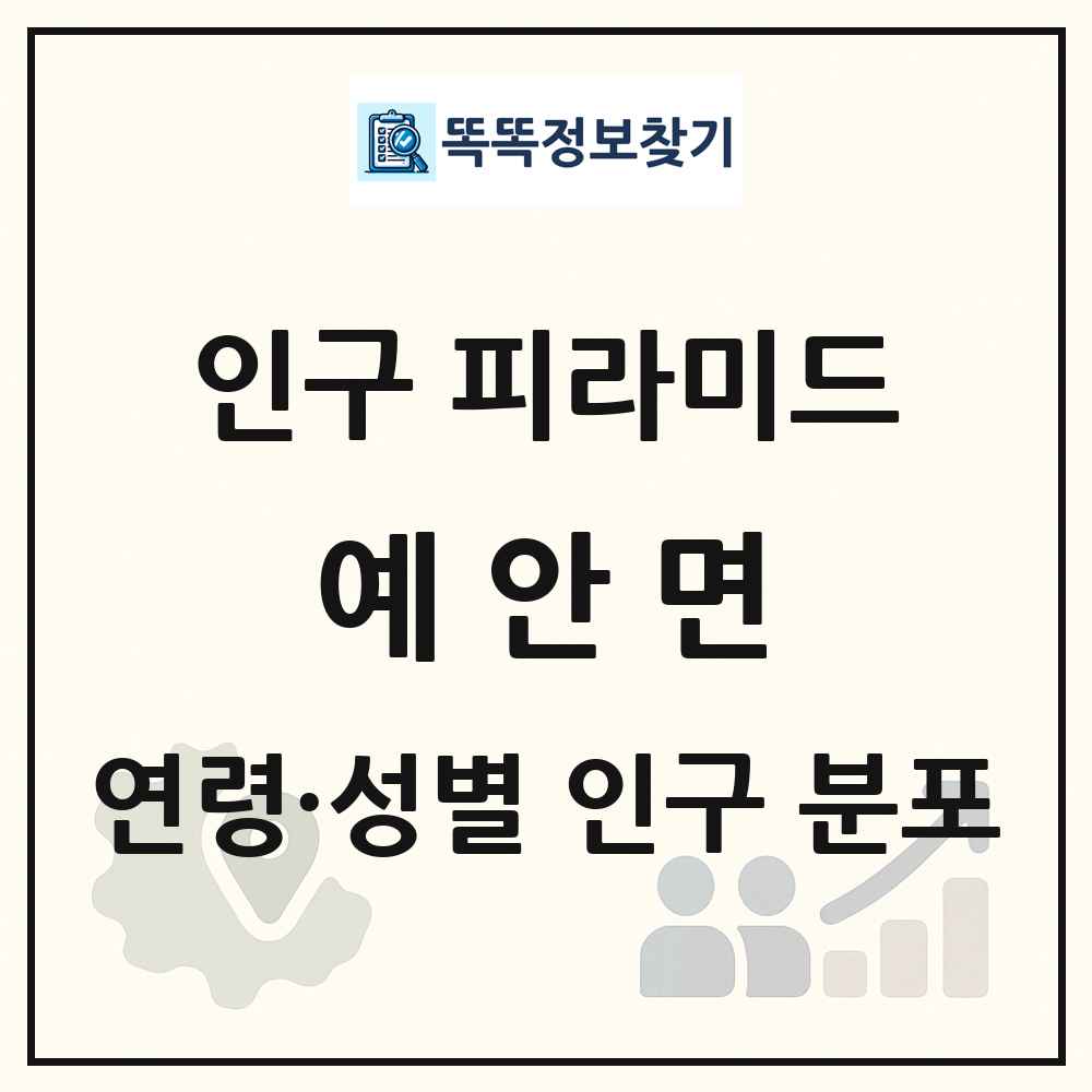 예안면 인구 피라미드 링크 그림